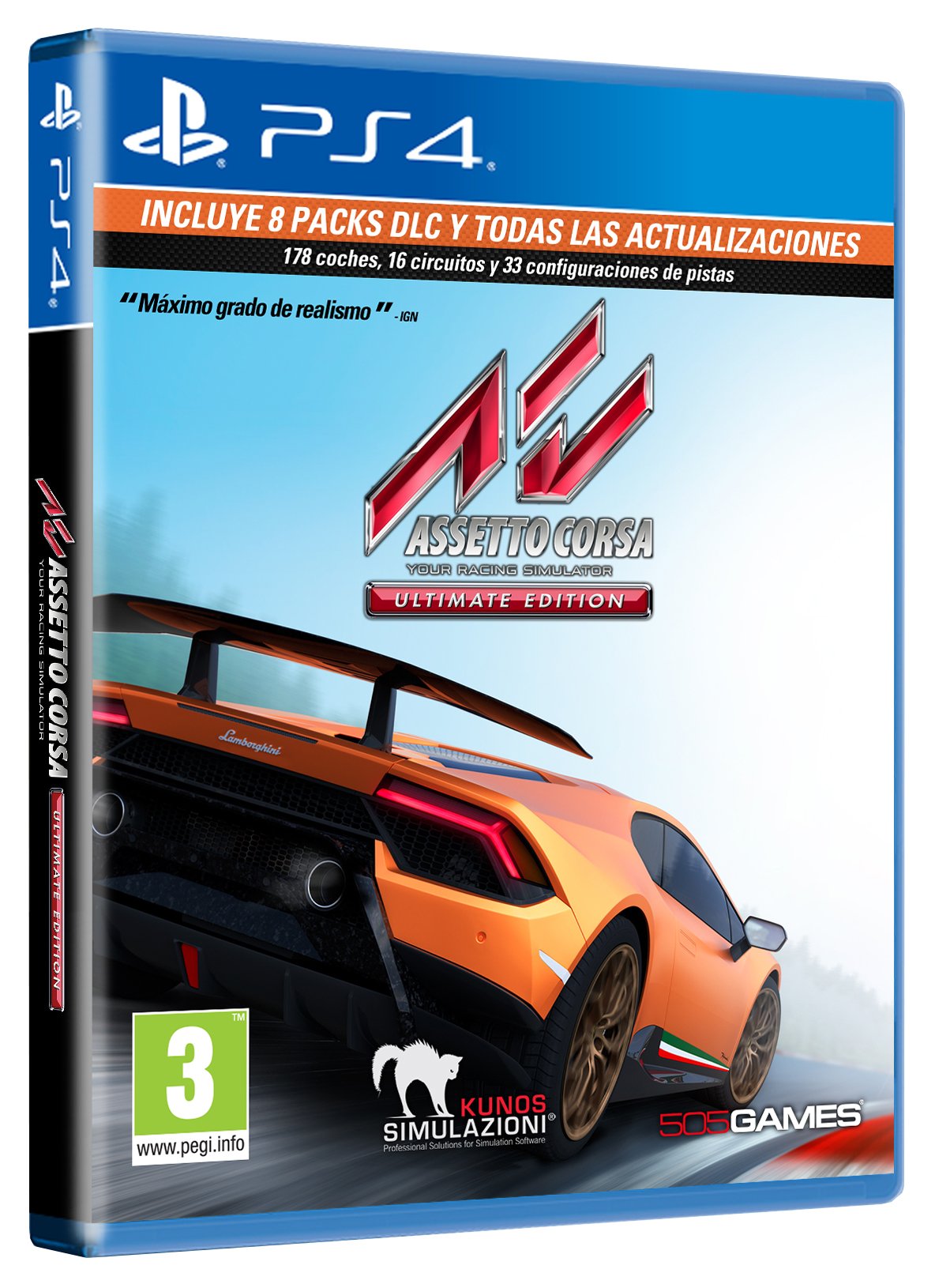 Assetto Corsa - Ultimate Edition PS4 - PAL ESP - Nuevo Assetto Corsa - Ultimate Edition PS4 - PAL ESP - Nuevo